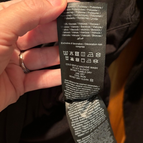 Vero Moda Nelly Long Sleeve Corset Top in Black Medium - Picture 7 of 9